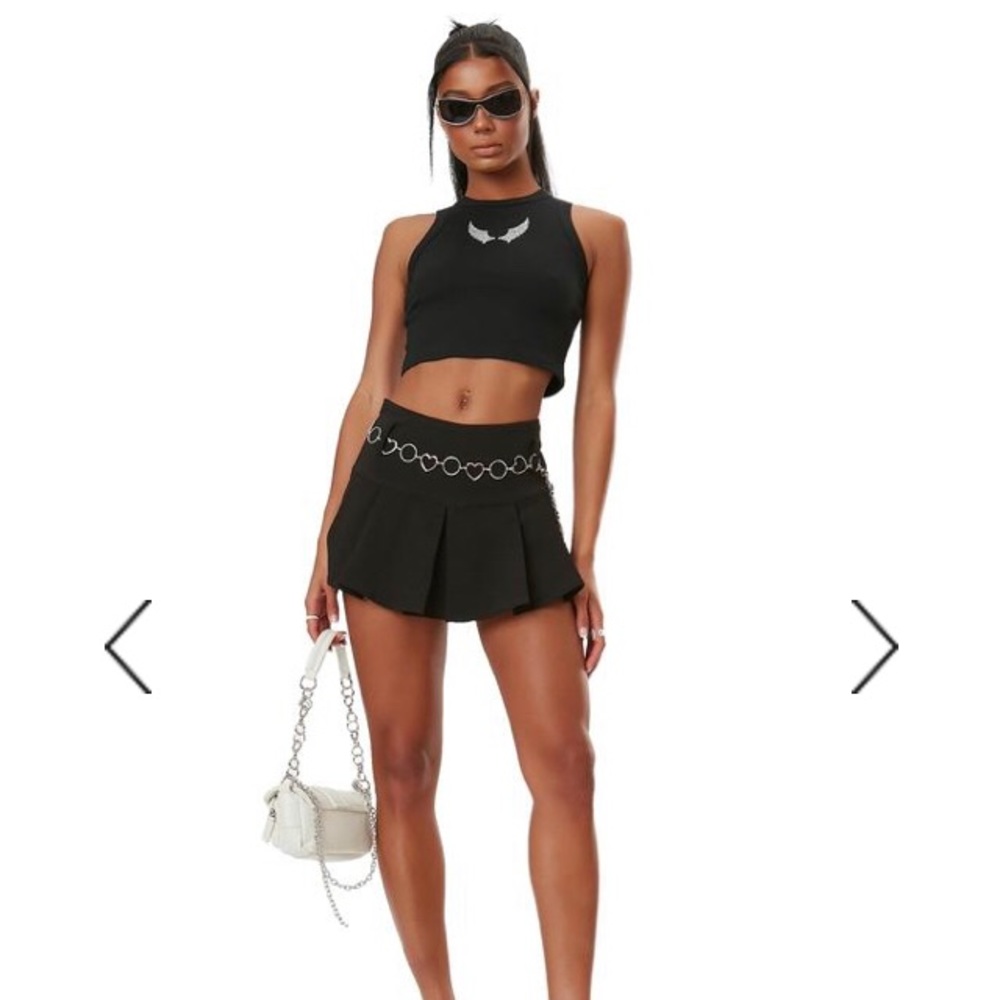 The Kript Black Kristen Skirt